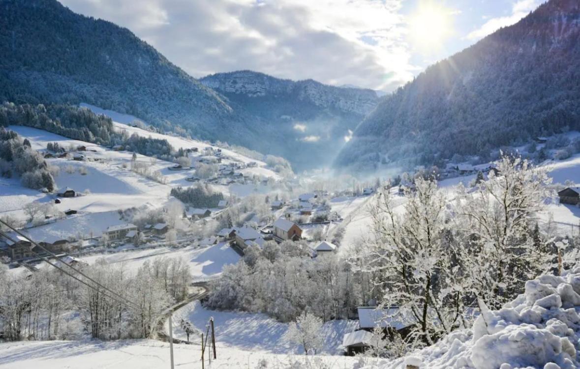 Neuf Chalet 4P Le Suet Jacuzzi Privatif Entremont Zewnętrze zdjęcie